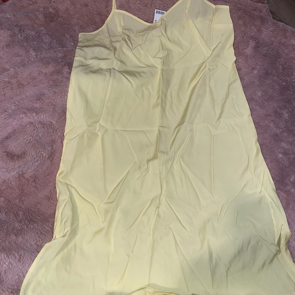 UO Yellow Slip Dress